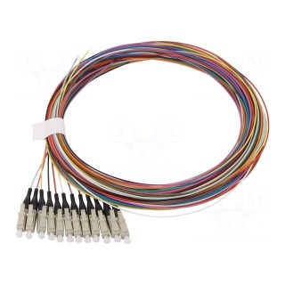Optic fiber pigtail | OM1 | LC/UPC | 2m | LSZH | Connector colour: blue