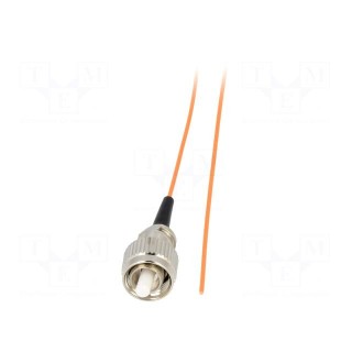 Optic fiber pigtail | OM2 | FC/UPC | 3m | LSZH | orange | Wire dia: 0.9mm
