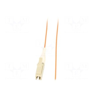 Optic fiber pigtail | OM2 | LC/UPC | 3m | LSZH | Connector colour: grey