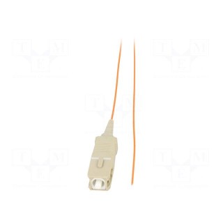 Optic fiber pigtail | OM2 | SC/UPC | 3m | LSZH | Connector colour: grey
