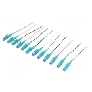Optic fiber pigtail | OM3 | LC/UPC | 2m | Optical fiber: 9/125um | LSZH