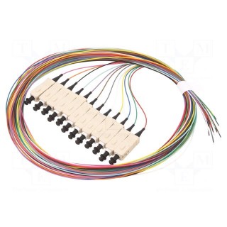 Optic fiber pigtail | OM3 | SC/UPC | 2m | LSZH | Connector colour: blue
