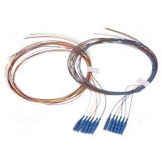 Optic fiber pigtail | OS2 | LC/UPC | 2m | LSZH | Optical fiber: 9/125um