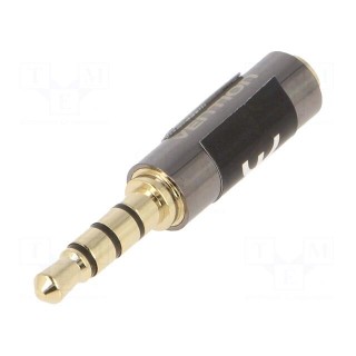 Cable | Jack 2.5mm socket,Jack 3.5mm plug | Plating: gold-plated