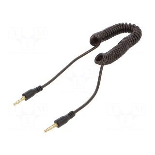 Cable | Jack 3.5mm 3pin plug x2,both sides | Plating: gold-plated