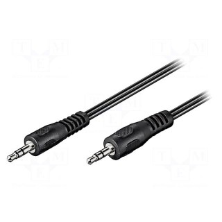 Cable | Jack 3.5mm plug,both sides | 5m