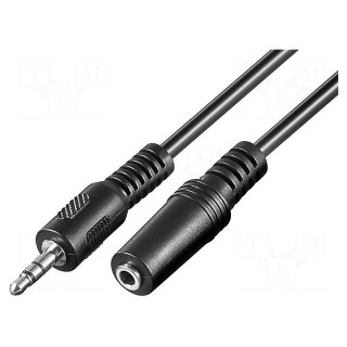 Cable | Jack 3.5mm socket,Jack 3.5mm plug | 3m
