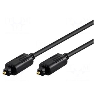 Cable | Toslink plug,both sides | 3m | Øcable: 5mm