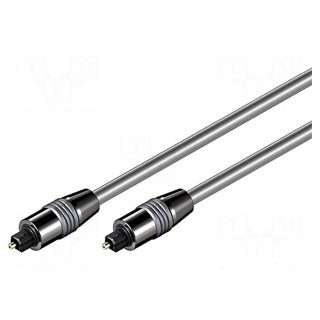 Cable | Toslink plug,both sides | 0.5m | Øcable: 6mm