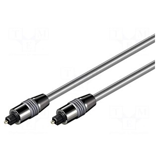 Cable | Toslink plug,both sides | 1.5m | Øcable: 6mm
