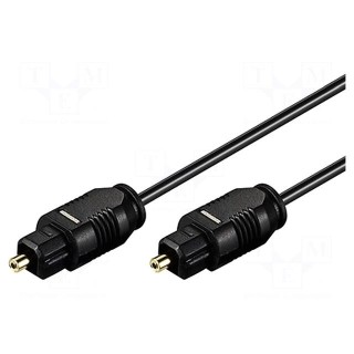 Cable | Toslink plug,both sides | 2m | Øcable: 2.2mm
