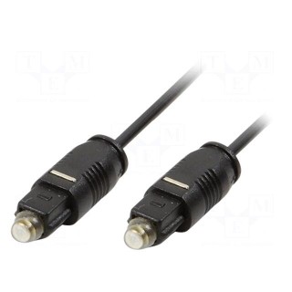 Cable | Toslink plug,both sides | 0.5m | Øcore: 2.4mm