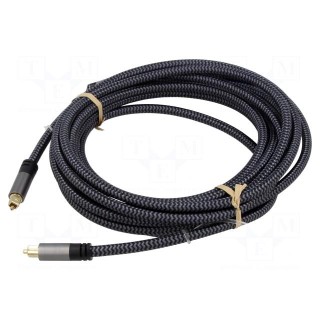 Cable | Toslink plug,both sides | 2m | Plating: gold-plated | PVC