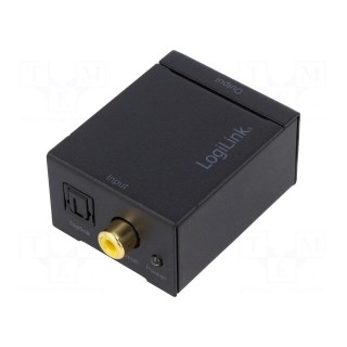 Digital-to-analog converter | 5VDC | Out: RCA socket x2 | black