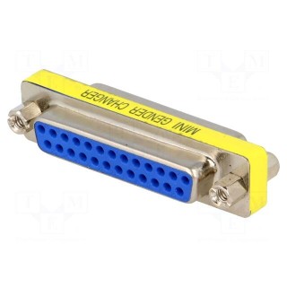 Adapter | D-Sub 25pin socket,both sides