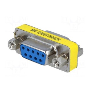 Adapter | D-Sub 9pin socket,both sides
