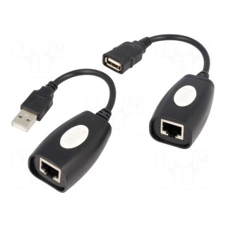 USB extender | RJ45 socket,USB A socket | 60m