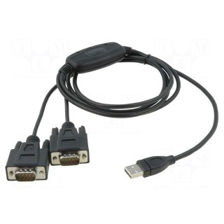 USB to RS232 converter | chipset FTDI/FT2232H | 1.5m | USB 2.0