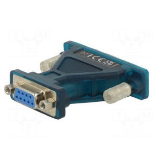 USB to RS232 converter | D-Sub 9pin plug,USB C plug | 1.3m