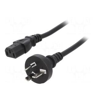 Cable | 3x1mm2 | AS/NZS 3112 (I) plug,IEC C13 female | PVC | 5m | 10A