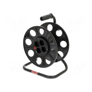 Cable reel | with socket | Sockets: 4 | CEE 7/3 (F) socket