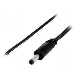 Cable | wires,DC 4,0/1,7 plug | straight,Sony | 0.5mm2 | black | 3m