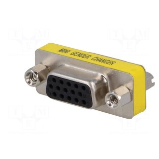 Adapter | D-Sub 15pin HD socket,both sides