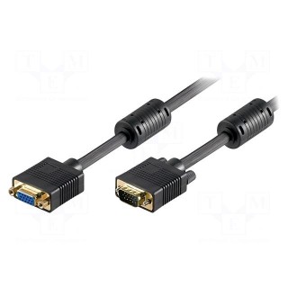 Cable | D-Sub 15pin HD plug,D-Sub 15pin HD socket | 2m