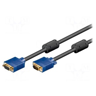 Cable | D-Sub 15pin HD plug,D-Sub 15pin HD socket | 1.8m