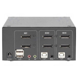 Device: KVM switch | USB 2.0 | black