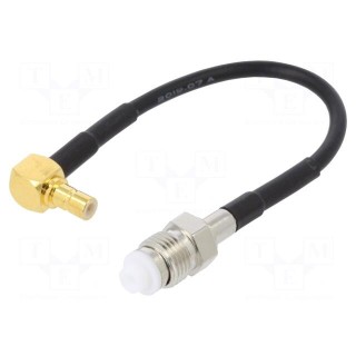 Antenna adapter | SMB-B plug,FME-A socket | straight,angled