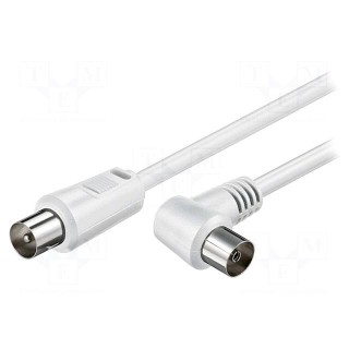 Cable | 75Ω | 1.5m | white