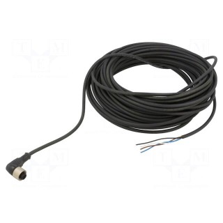 Connection lead | M12 | PIN: 4 | angled | 20m | plug | -5÷80°C | XZCP