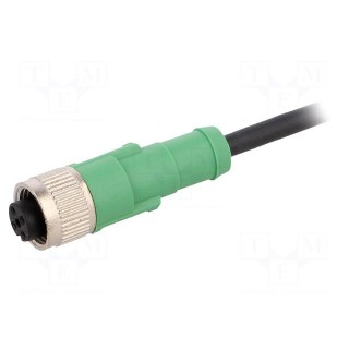Connection lead | M12 | PIN: 4 | straight | 1.5m | plug | 250VAC | 4A