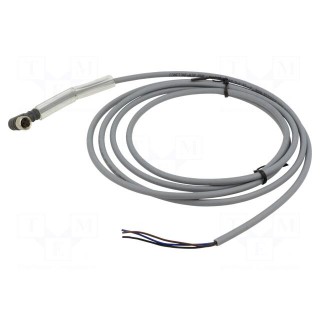 Connection lead | PIN: 3 | straight | 2m | M8 | 60VAC | 4A | Cores: 3 | PUR