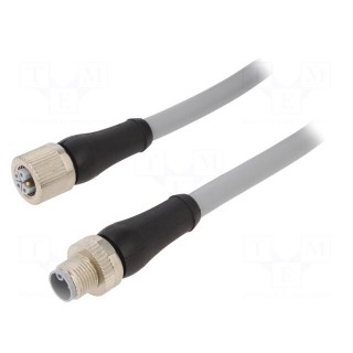 Connection lead | PIN: 5 | 1.5m | plug | 63VAC | 16A | -30÷70°C | PUR,PVC