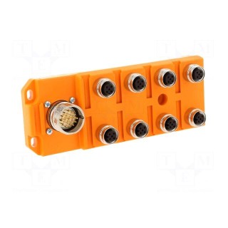 Distribution box | M12 | PIN: 5 | socket | 4A | -15÷80°C | IP67 | 30VDC