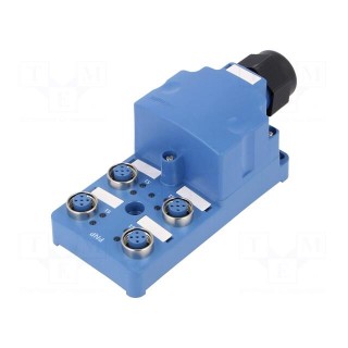 Distribution box | M12 | PIN: 5 | socket | 7A | with LED indicators