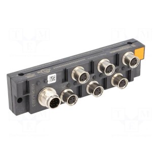 Distribution box | M8 | PIN: 3 | socket | 1.5A | -25÷70°C | IP67 | 30VDC