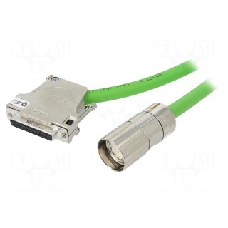 Accessories: harnessed cable | Standard: Siemens | chainflex | 5m