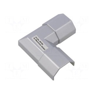 Angle connector | silver | W: 33mm | H: 18mm
