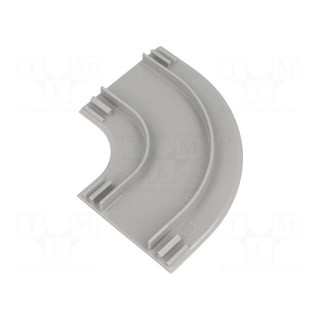 L-connector-base | Colour: grey | Mat: ABS | UL94HB