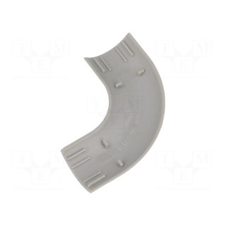 L-connector-cover | Colour: grey | Mat: ABS | UL94HB