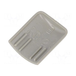 Stopper | Colour: grey | Mat: ABS | UL94HB | Application: RD-20