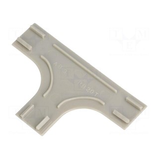 T-connector-base | grey | ABS | UL94HB | RD-20