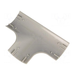 T-connector-cover | Colour: grey | Mat: ABS | UL94HB