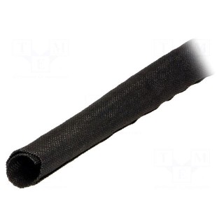 Braid | ØBraid : 15mm | polyamide | black | -60÷125°C | UL94V-2