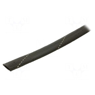 Polyester braid | ØBraid : 18÷25,nom.20mm | PBT,polyester | black