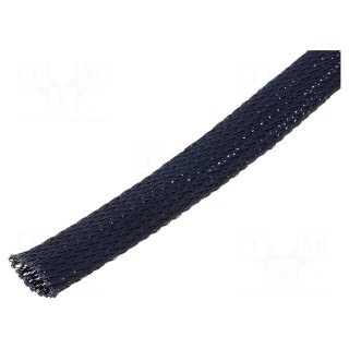 Polyester conduit | Braid diameter: 38÷55mm | Mat: polyester | black
