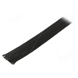 Polyester braid | ØBraid : 18÷25nom.20mm | polyester | black | L: 50m